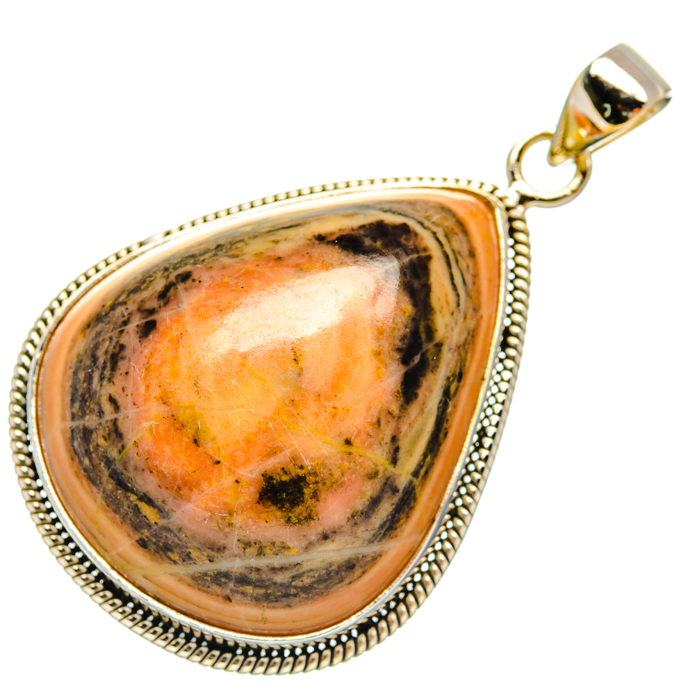 Bumble Bee Jasper Pendants handcrafted by Anasilvercos - PD28840 - Photo 2