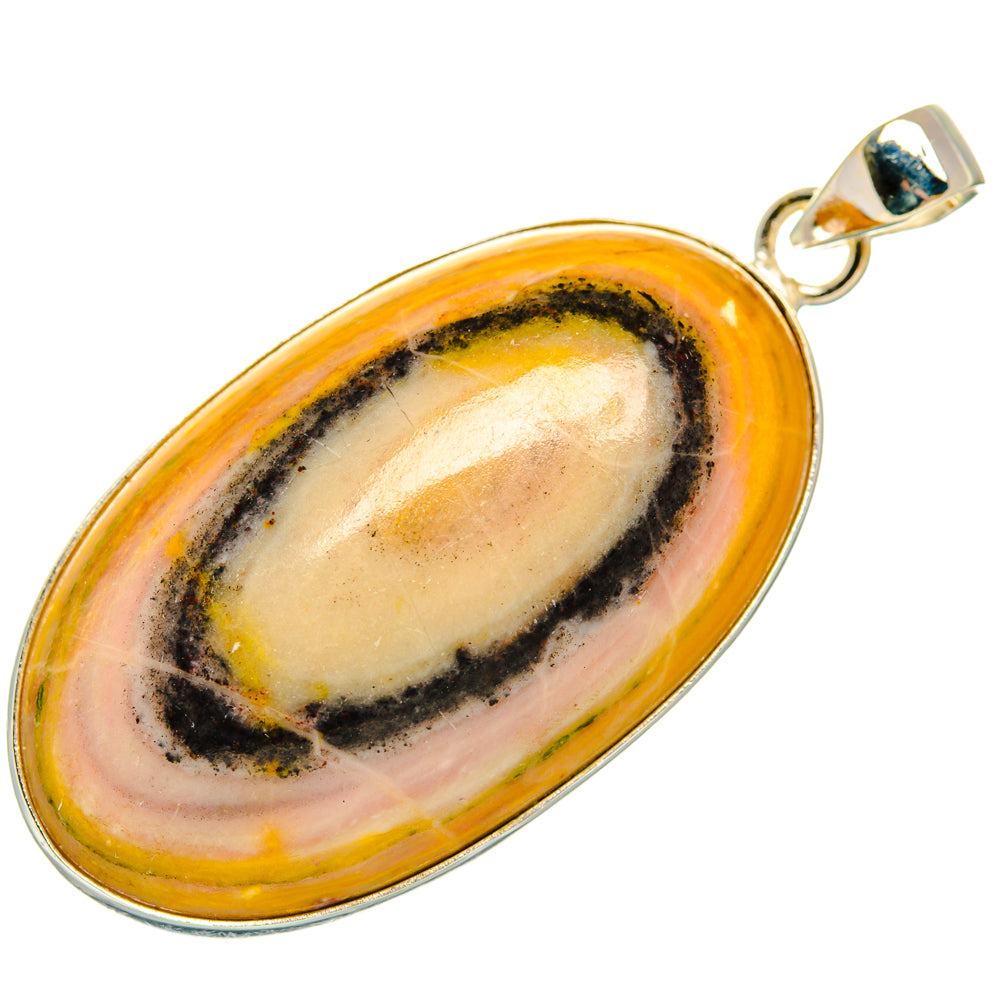 Bumble Bee Jasper Pendants handcrafted by Anasilvercos - PD28884 - Photo 2