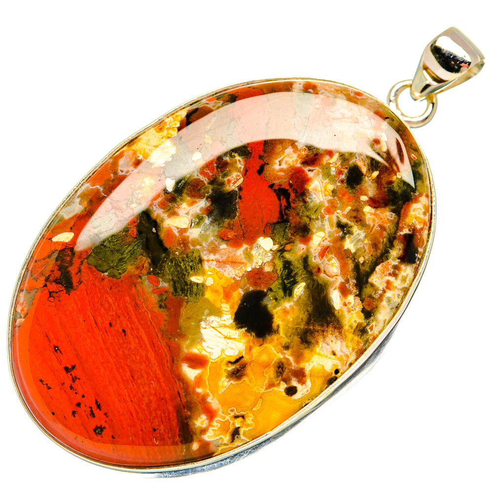 Ocean Jasper Pendants handcrafted by Anasilvercos - PD28896 - Photo 2