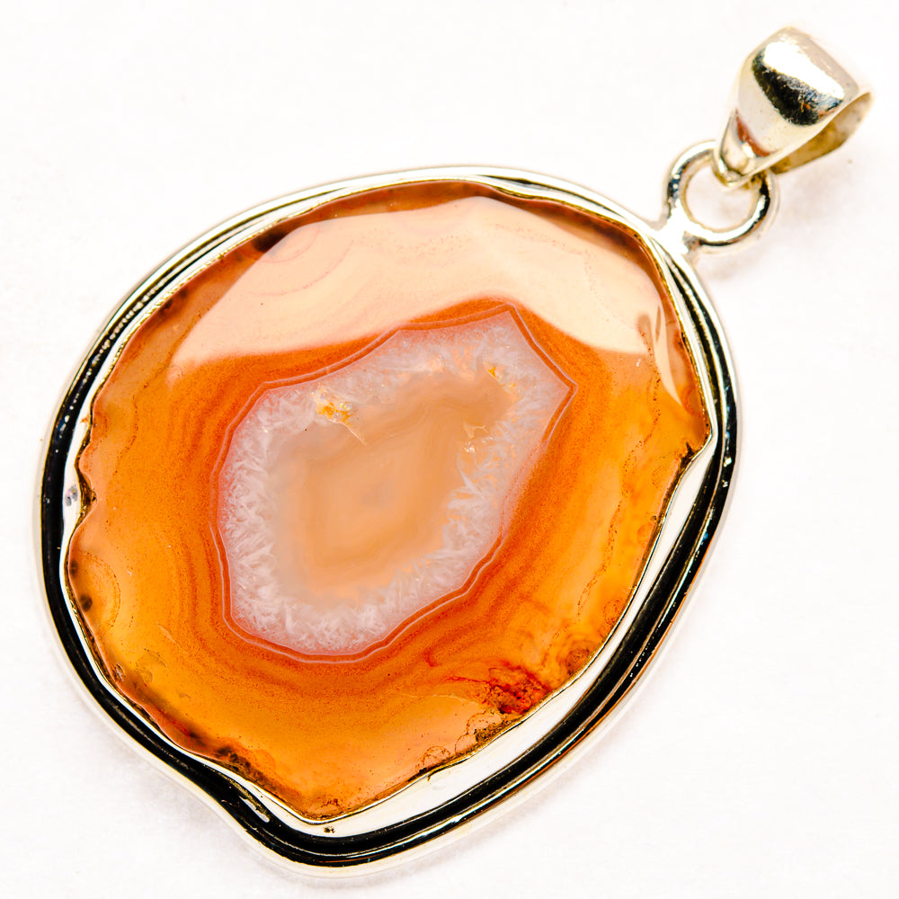 Botswana Agate Pendants handcrafted by Anasilvercos - PD28911 - Photo 2