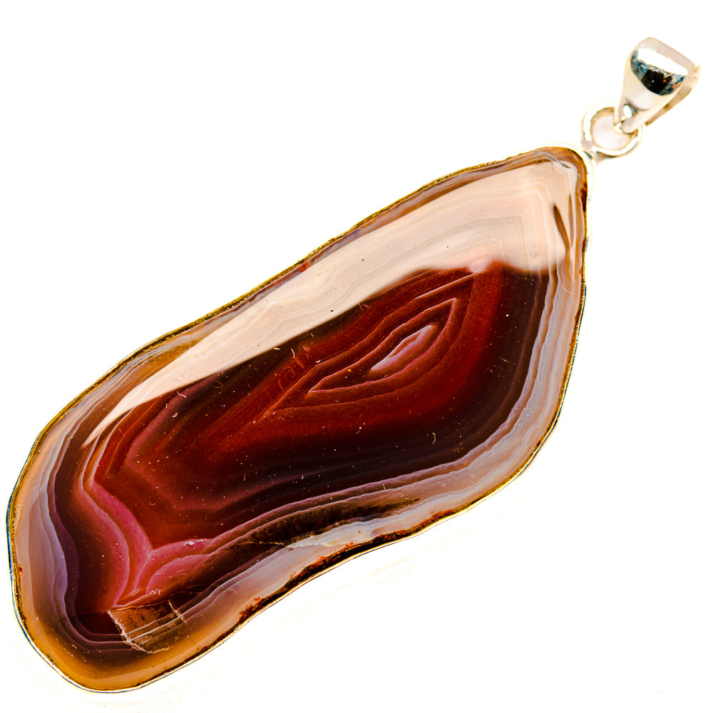 Botswana Agate Pendants handcrafted by Anasilvercos - PD28932 - Photo 2