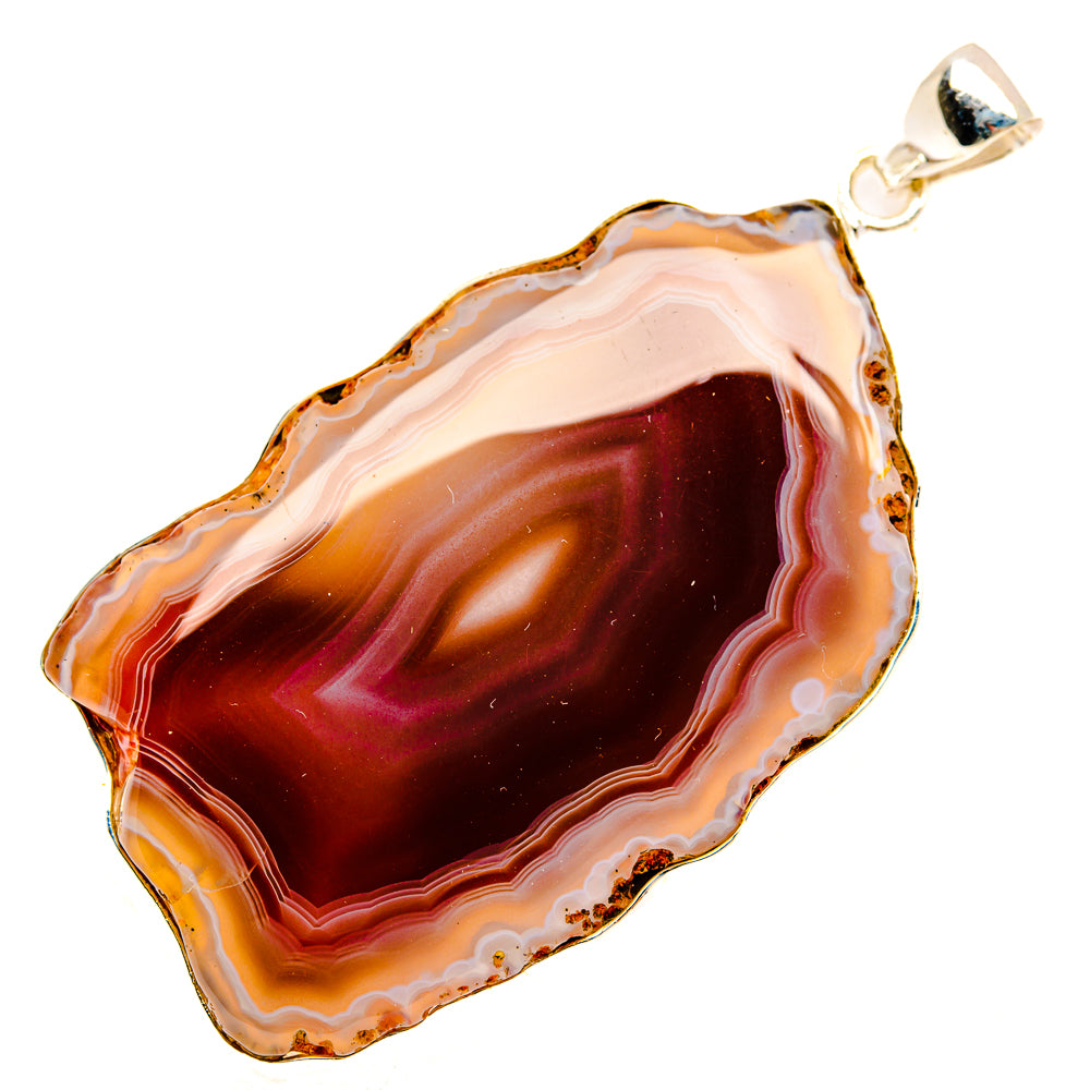 Botswana Agate Pendants handcrafted by Anasilvercos - PD28933 - Photo 2