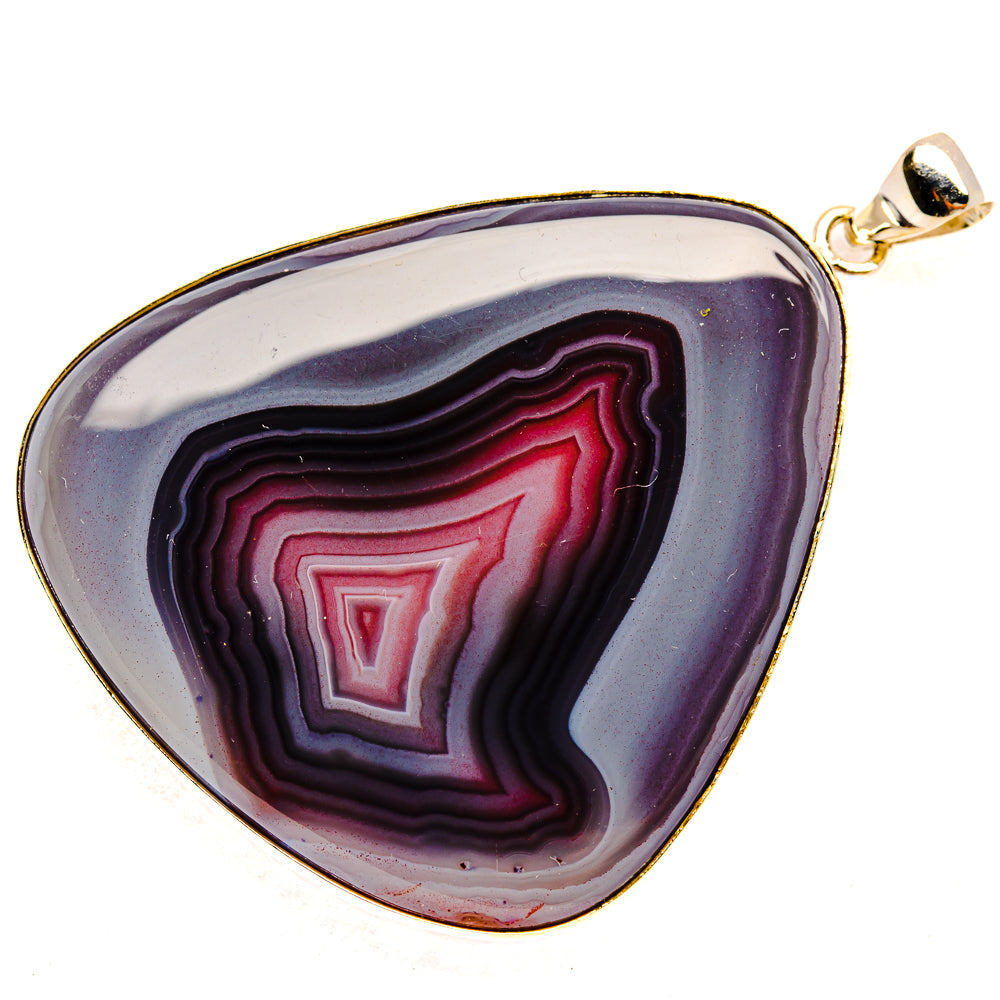 Botswana Agate Pendants handcrafted by Anasilvercos - PD28935 - Photo 2