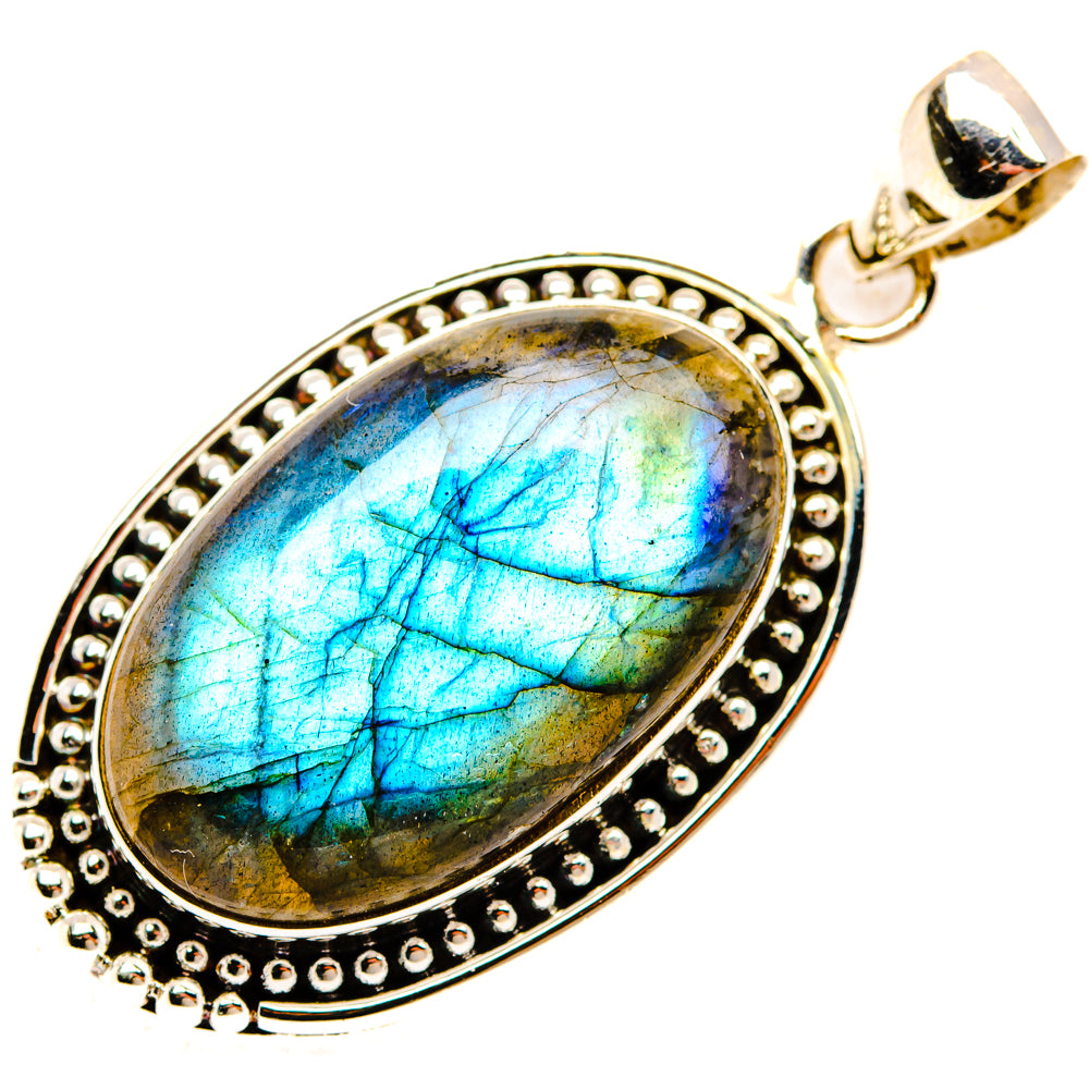 Labradorite Pendants handcrafted by Anasilvercos - PD28945 - Photo 2