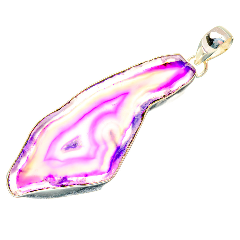 Purple Geode Slice Pendants handcrafted by Anasilvercos - PD29055 - Photo 2