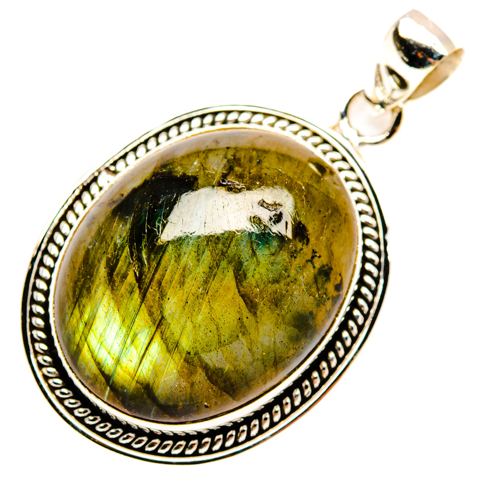 Labradorite Pendants handcrafted by Anasilvercos - PD29090 - Photo 2