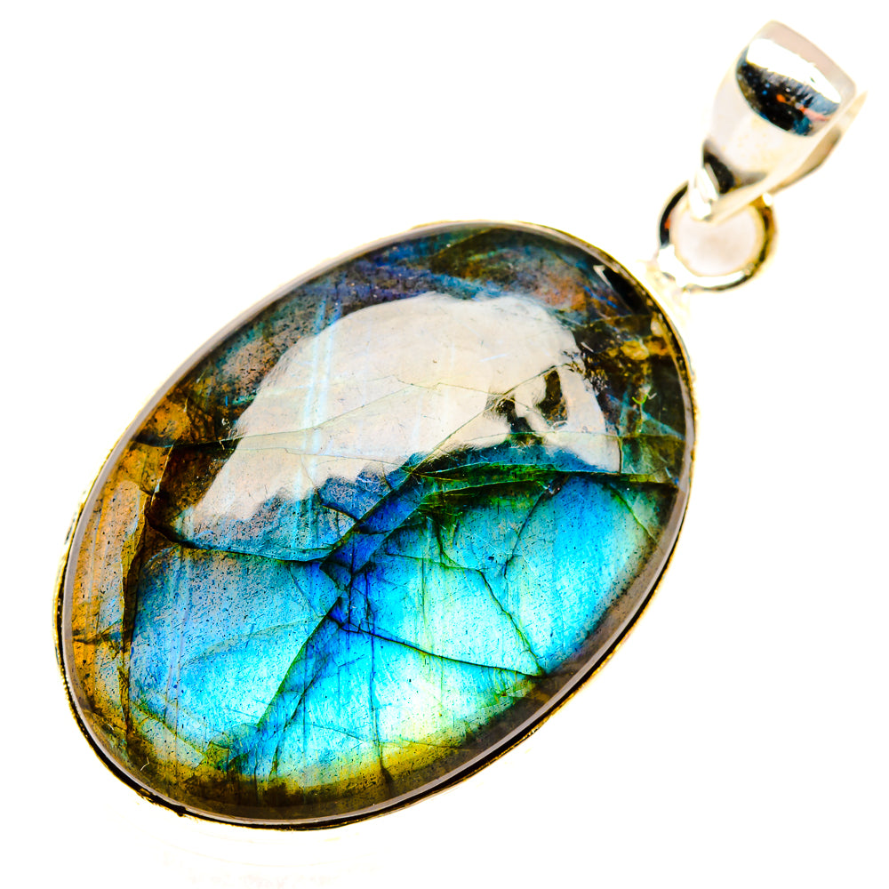 Labradorite Pendants handcrafted by Anasilvercos - PD29093 - Photo 2