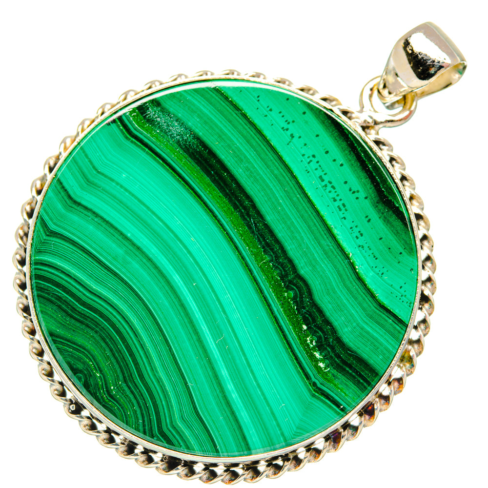 Malachite Pendants handcrafted by Anasilvercos - PD29139 - Photo 2