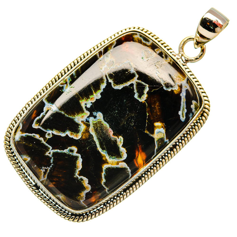Turkish Tube Agate Pendants handcrafted by Anasilvercos - PD29144 - Photo 2