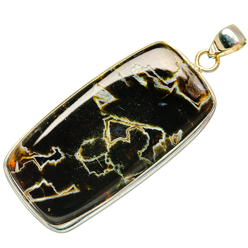 Turkish Tube Agate Pendants handcrafted by Anasilvercos - PD29145 - Photo 2