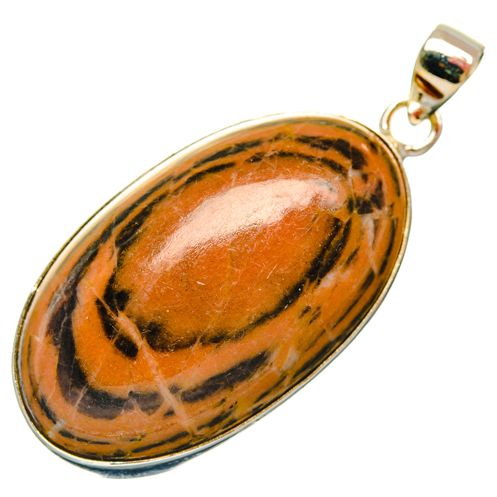 Bumble Bee Jasper Pendants handcrafted by Anasilvercos - PD29155 - Photo 2