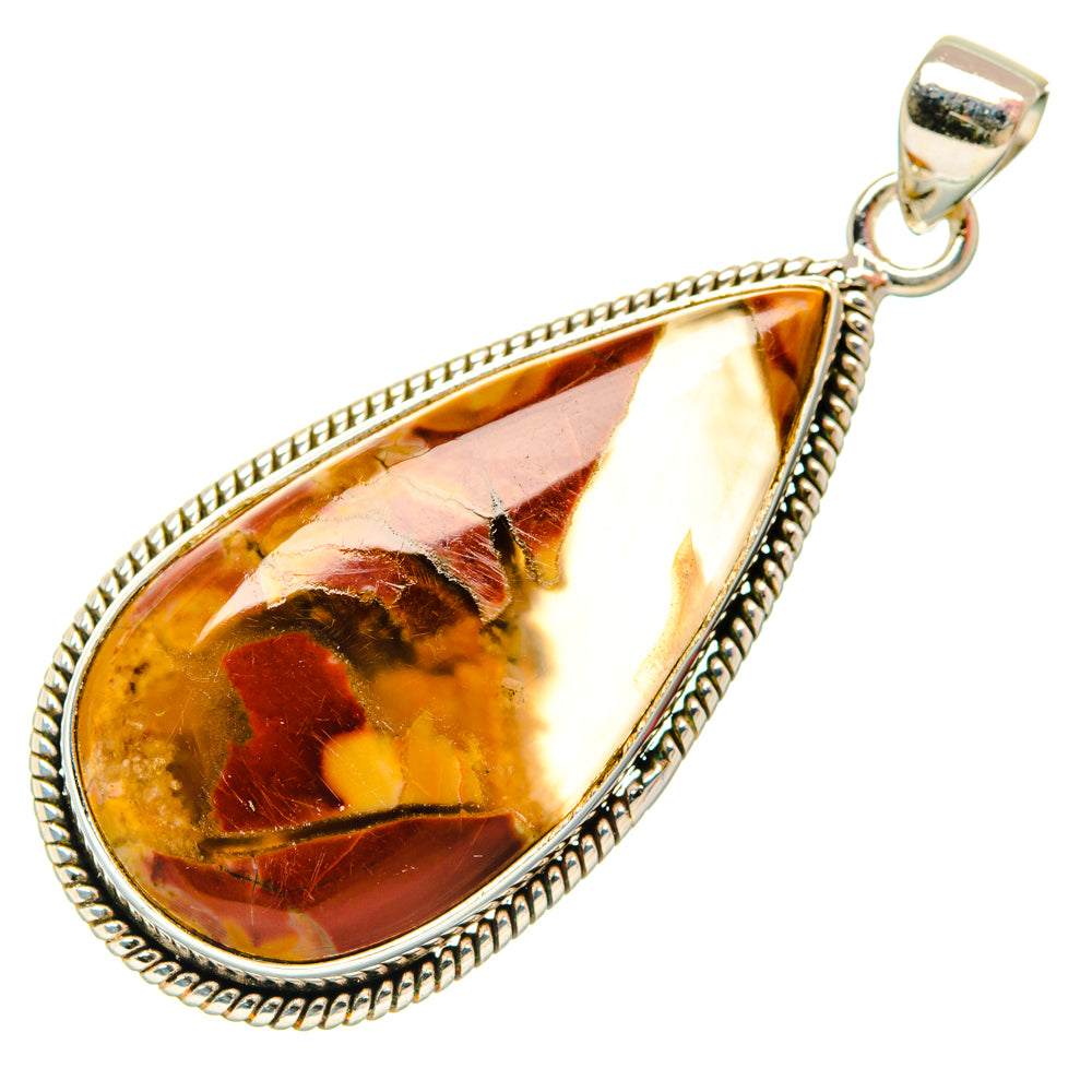 Butterfly Jasper Pendants handcrafted by Anasilvercos - PD29158 - Photo 2