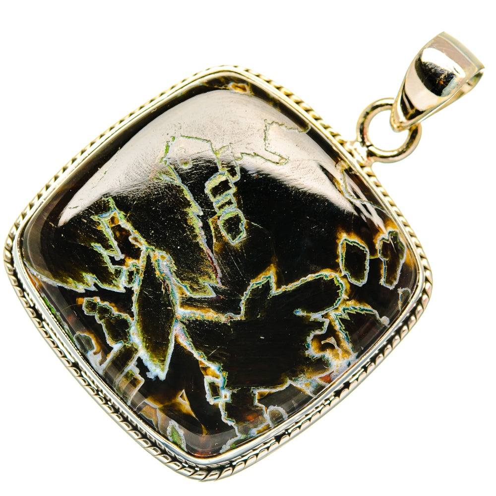 Turkish Tube Agate Pendants handcrafted by Anasilvercos - PD29160 - Photo 2