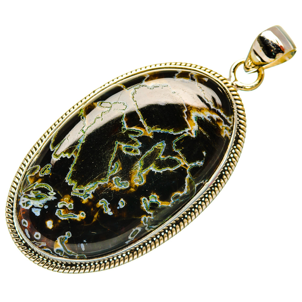 Turkish Tube Agate Pendants handcrafted by Anasilvercos - PD29183 - Photo 2
