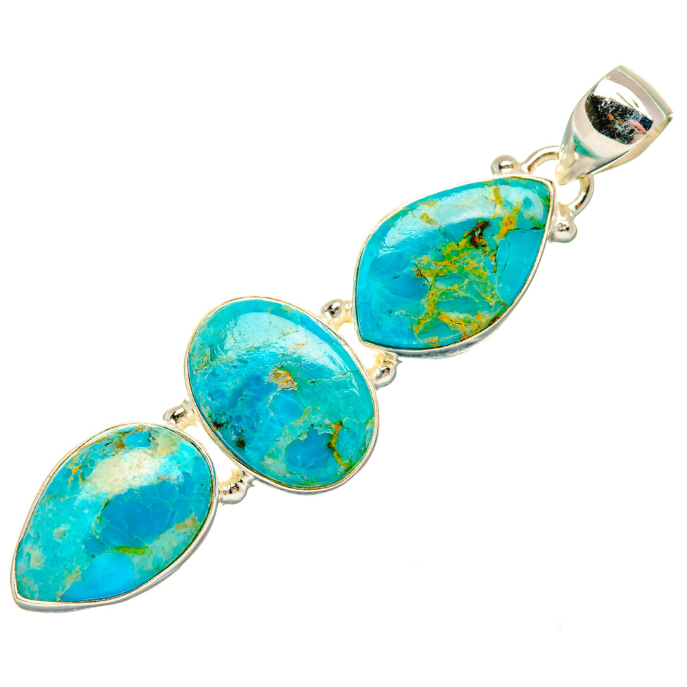 Chrysocolla Pendants handcrafted by Anasilvercos - PD29249 - Photo 2