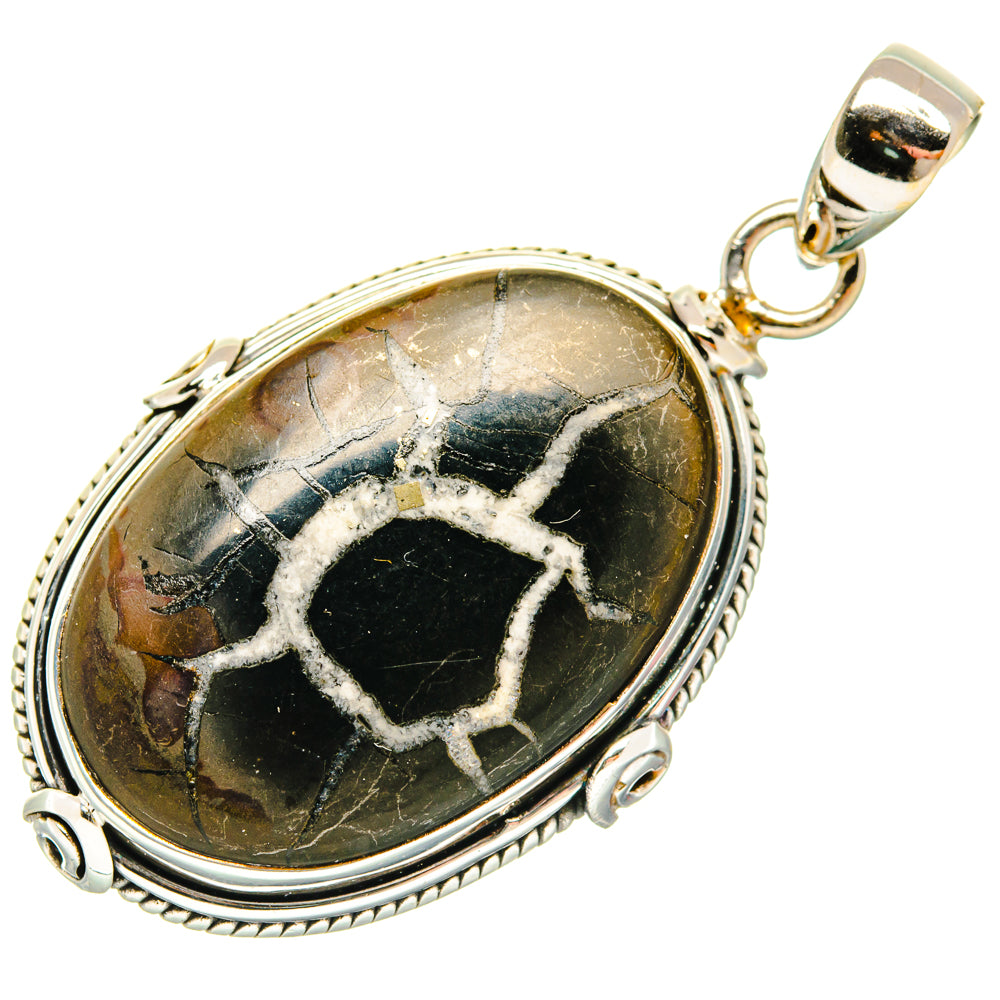 Septarian Geode Pendants handcrafted by Anasilvercos - PD29254 - Photo 2