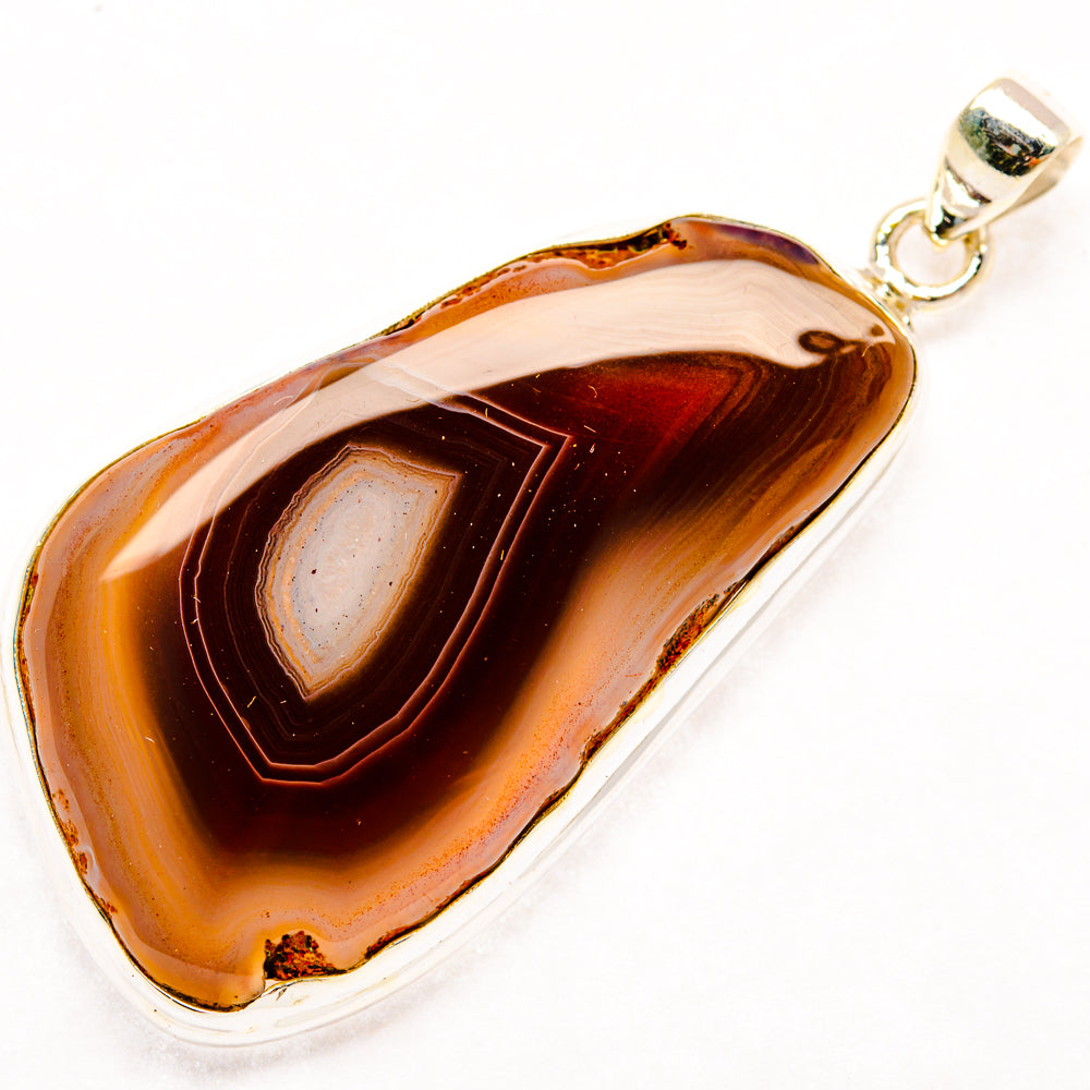 Botswana Agate Pendants handcrafted by Anasilvercos - PD29275 - Photo 2