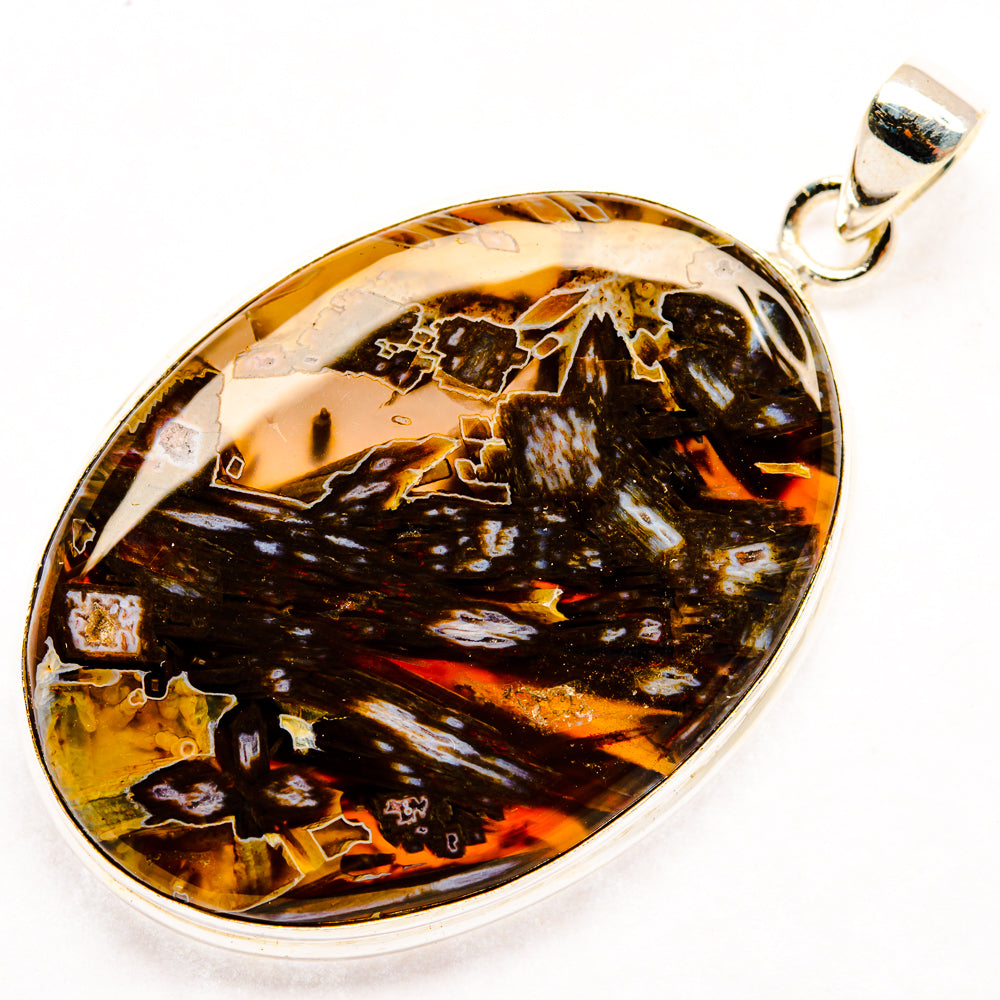 Turkish Tube Agate Pendants handcrafted by Anasilvercos - PD29276 - Photo 2