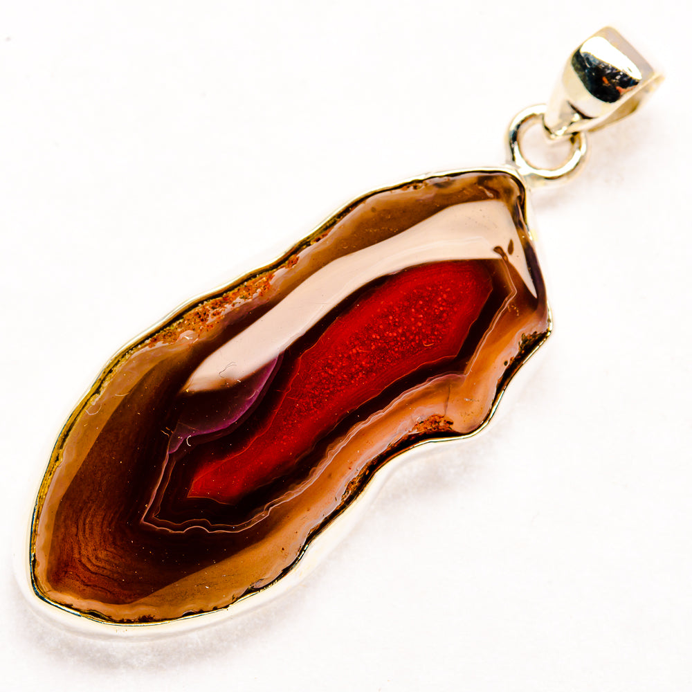 Botswana Agate Pendants handcrafted by Anasilvercos - PD29285 - Photo 2