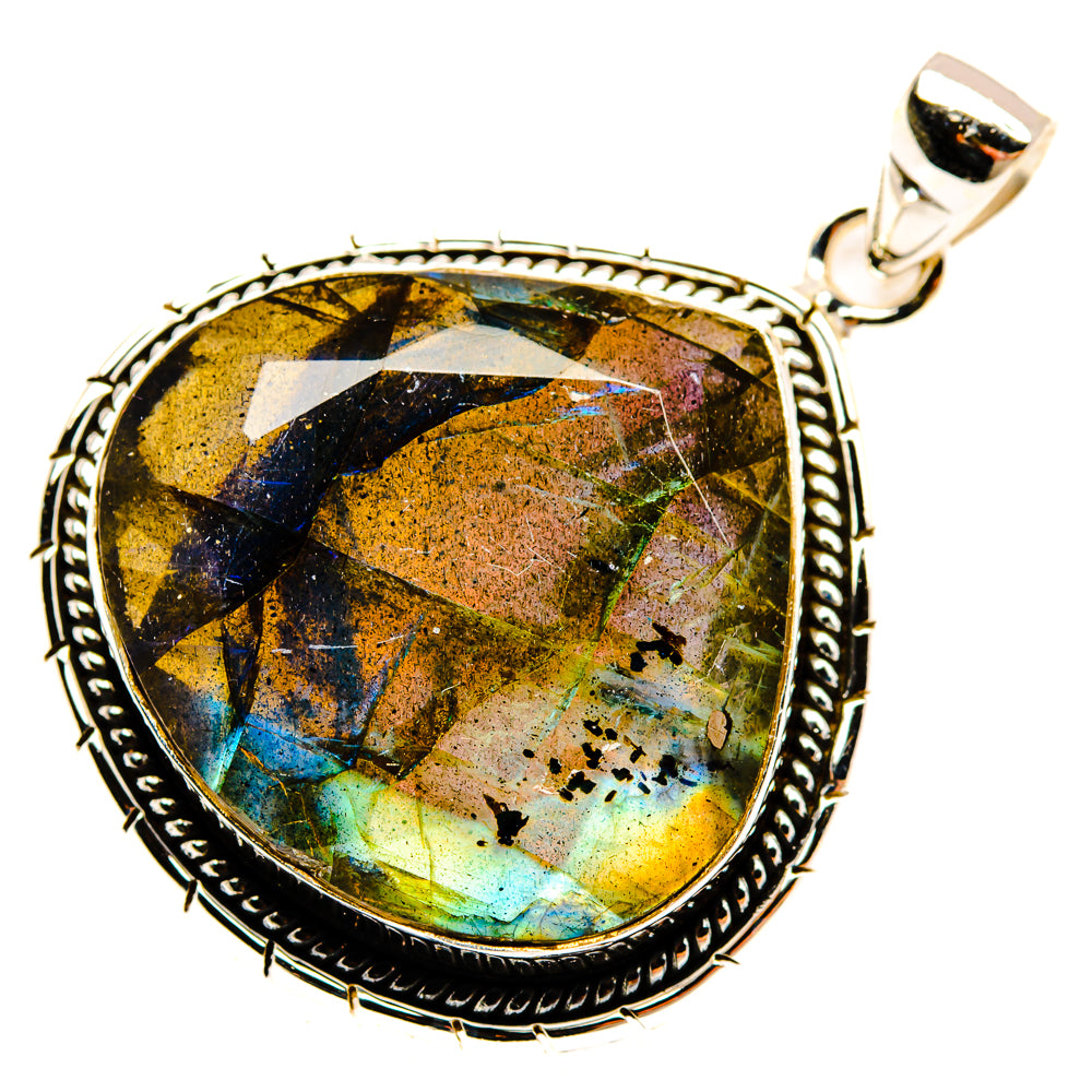 Labradorite Pendants handcrafted by Anasilvercos - PD29303 - Photo 2