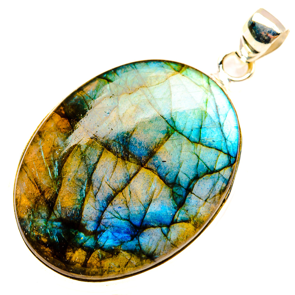 Labradorite Pendants handcrafted by Anasilvercos - PD29304 - Photo 2