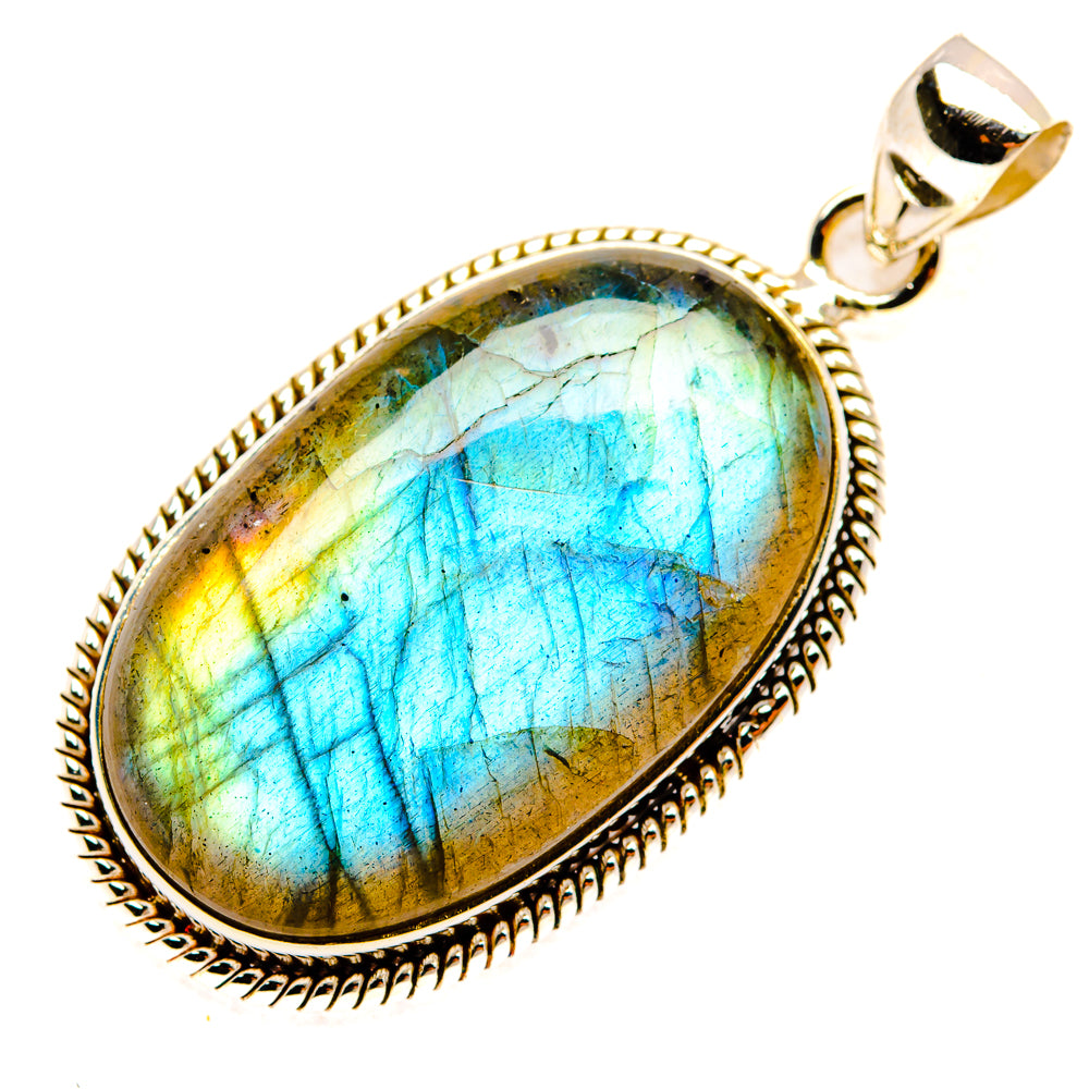Labradorite Pendants handcrafted by Anasilvercos - PD29307 - Photo 2