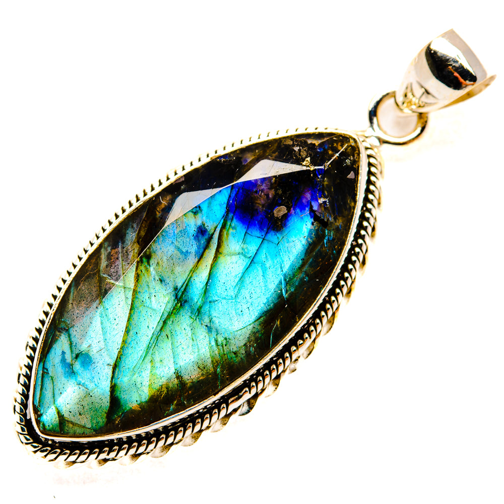 Labradorite Pendants handcrafted by Anasilvercos - PD29310 - Photo 2
