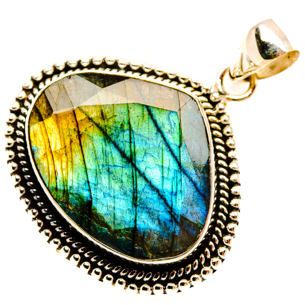 Labradorite Pendants handcrafted by Anasilvercos - PD29334 - Photo 2