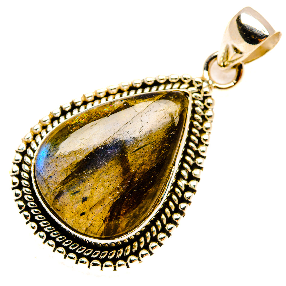 Labradorite Pendants handcrafted by Anasilvercos - PD29343 - Photo 2