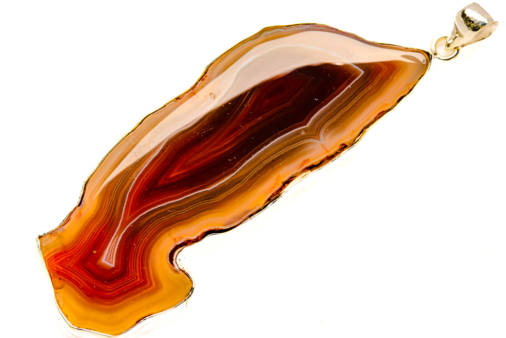 Botswana Agate Pendants handcrafted by Anasilvercos - PD29347 - Photo 2