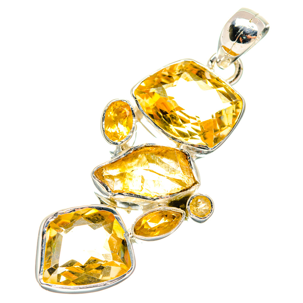 Citrine Pendants handcrafted by Anasilvercos - PD29350 - Photo 2