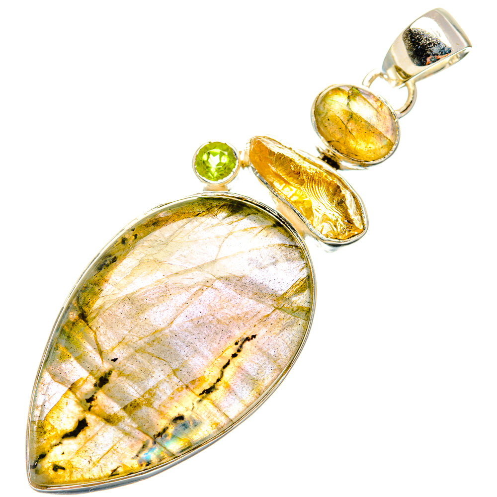 Labradorite Pendants handcrafted by Anasilvercos - PD29360 - Photo 2