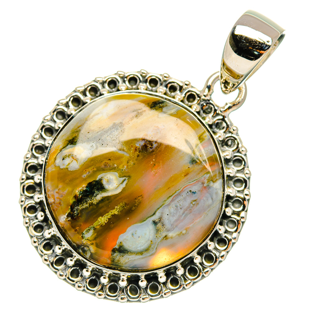 Ocean Jasper Pendants handcrafted by Anasilvercos - PD29376 - Photo 2