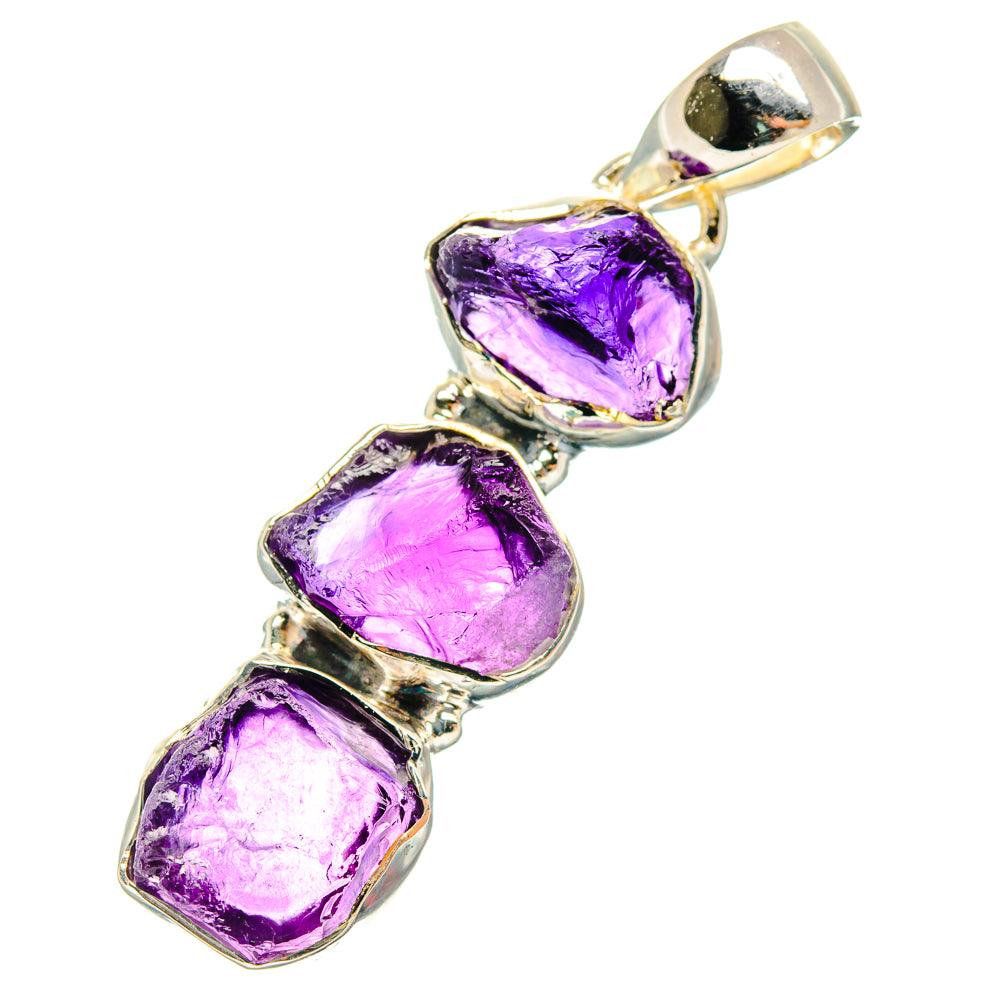 Amethyst Pendants handcrafted by Anasilvercos - PD29385 - Photo 2