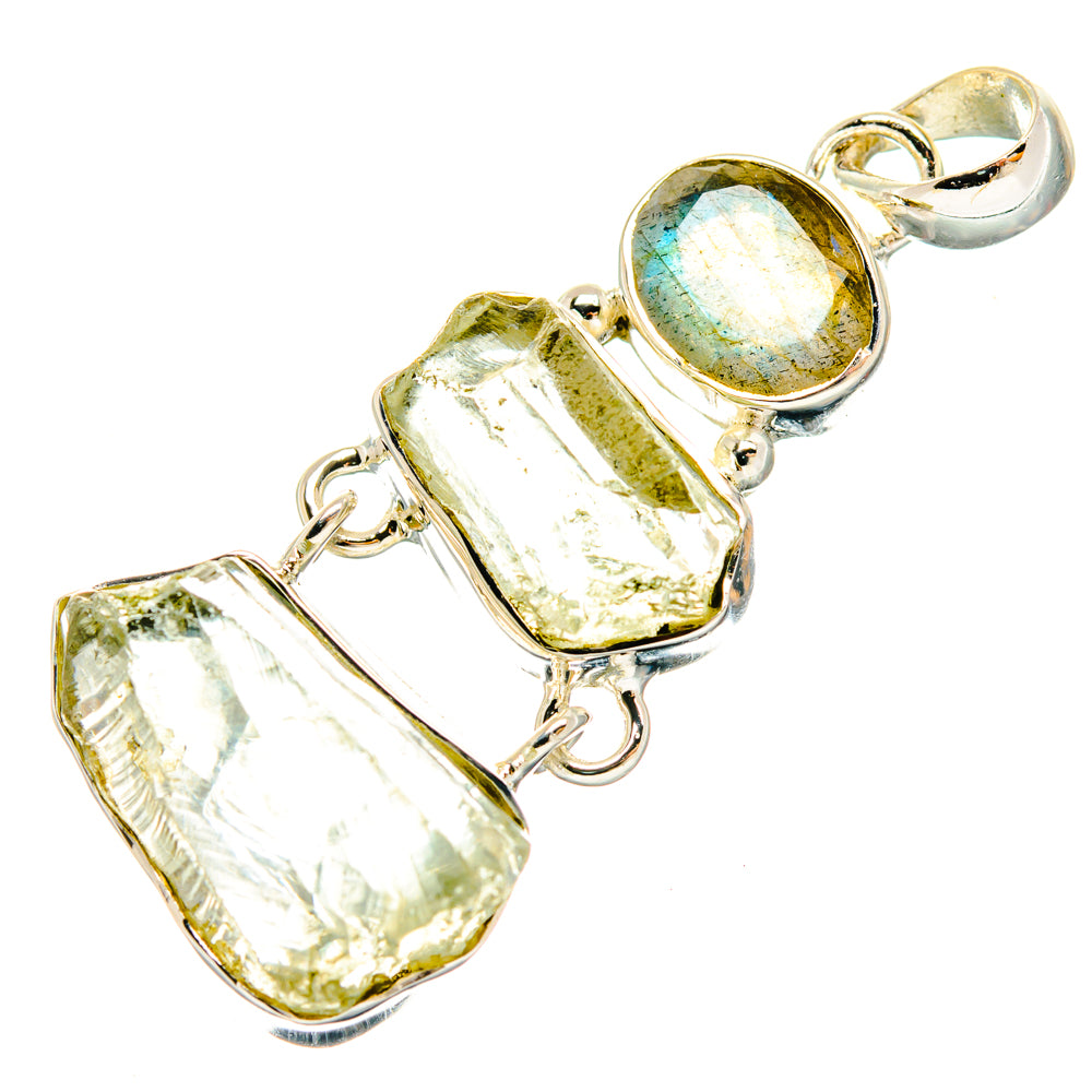 Green Amethyst Pendants handcrafted by Anasilvercos - PD29386 - Photo 2