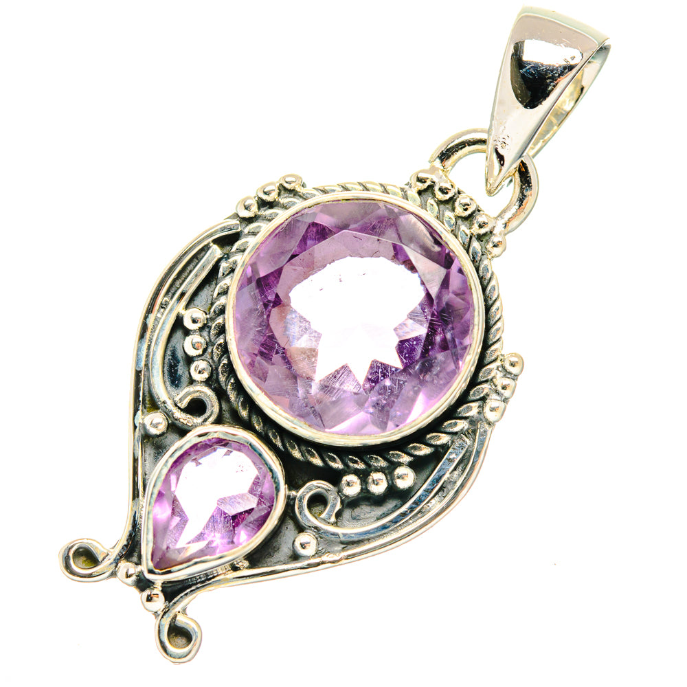Amethyst Pendants handcrafted by Anasilvercos - PD29390 - Photo 2