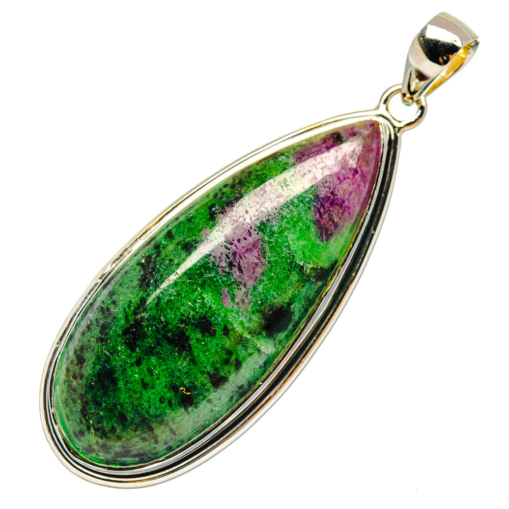 Ruby Zoisite Pendants handcrafted by Anasilvercos - PD29408 - Photo 2