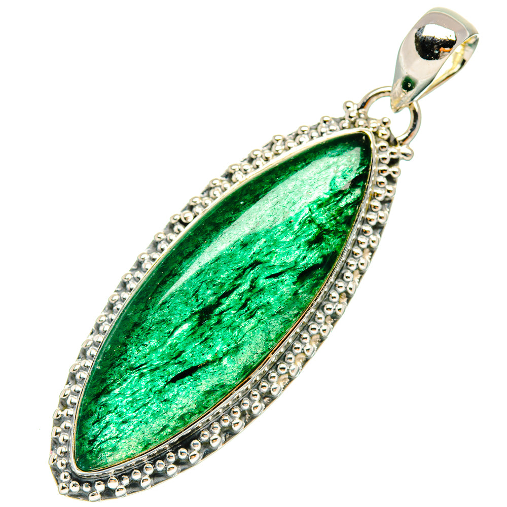 Green Aventurine Pendants handcrafted by Anasilvercos - PD29410 - Photo 2