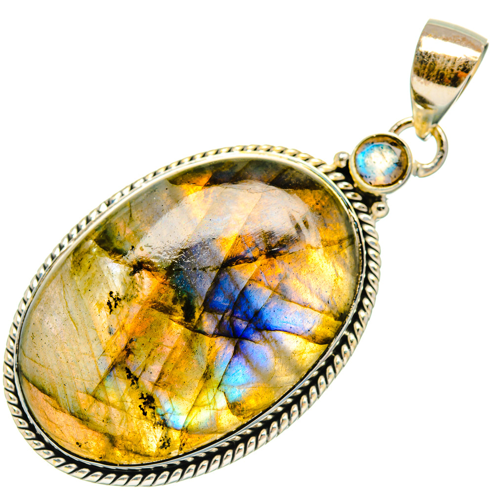 Labradorite Pendants handcrafted by Anasilvercos - PD29417 - Photo 2