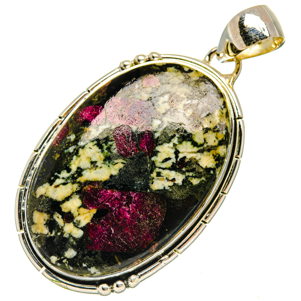 Russian Eudialyte Pendants handcrafted by Anasilvercos - PD29418 - Photo 2