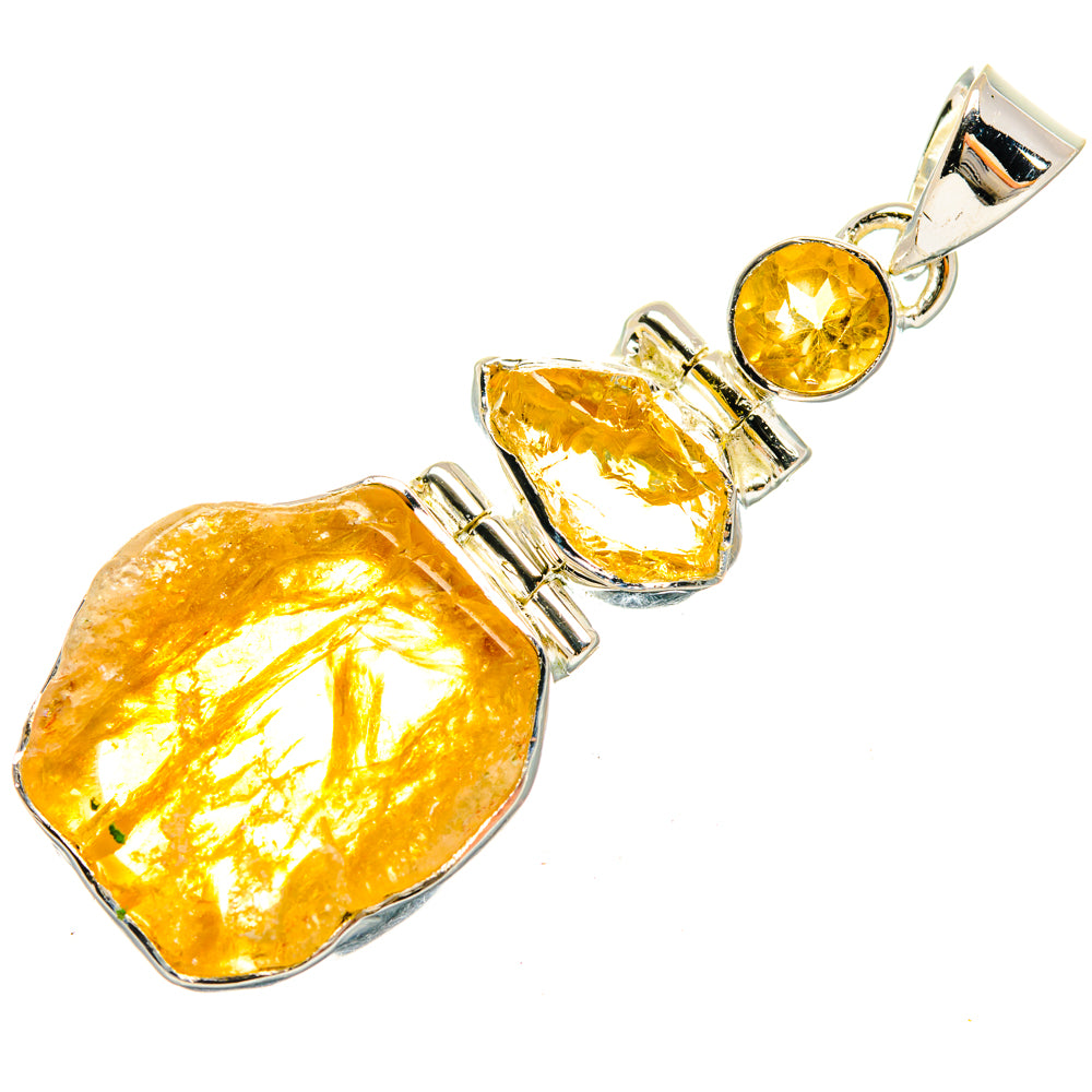 Citrine Pendants handcrafted by Anasilvercos - PD29428 - Photo 2