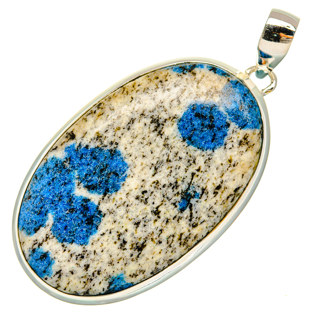 K2 Blue Azurite Pendants handcrafted by Anasilvercos - PD29430 - Photo 2