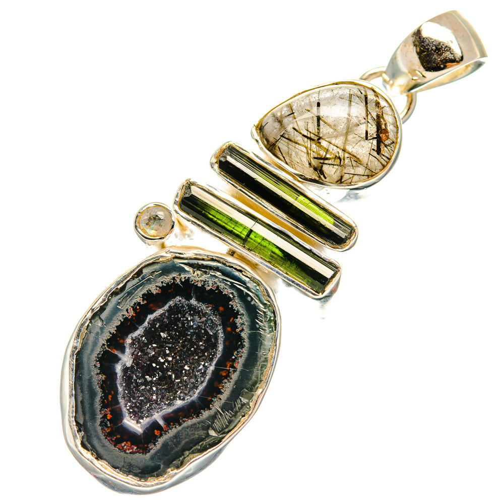 Geode Slice Pendants handcrafted by Anasilvercos - PD29434 - Photo 2