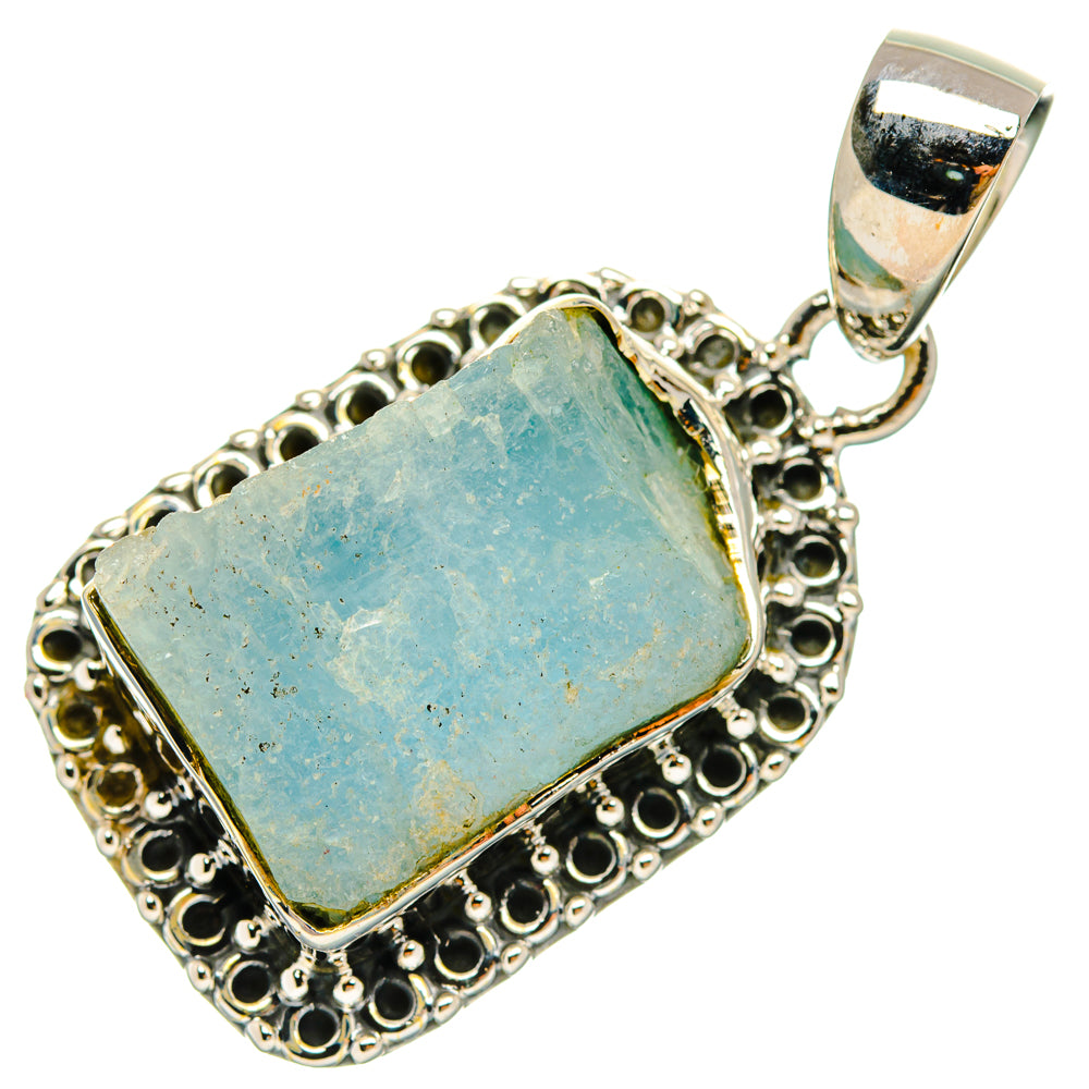 Aquamarine Pendants handcrafted by Anasilvercos - PD29439 - Photo 2