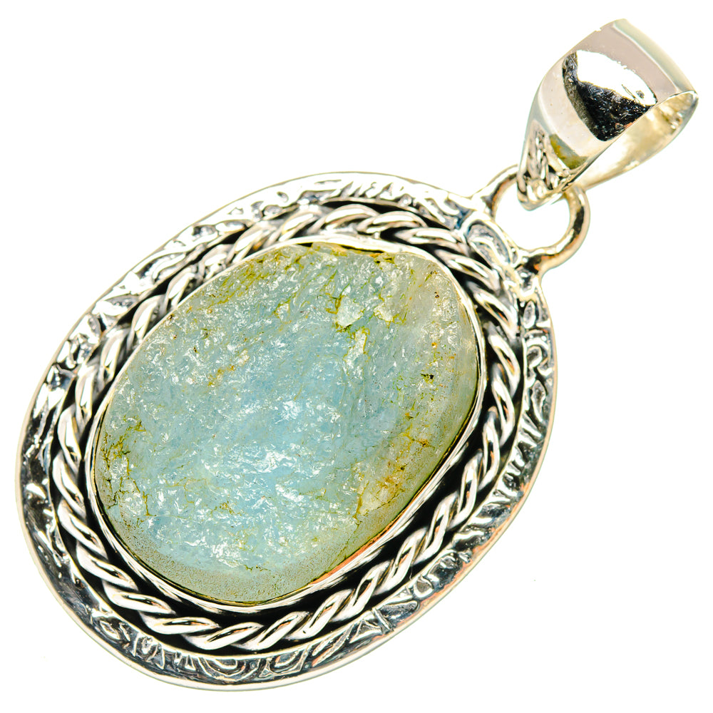 Aquamarine Pendants handcrafted by Anasilvercos - PD29448 - Photo 2