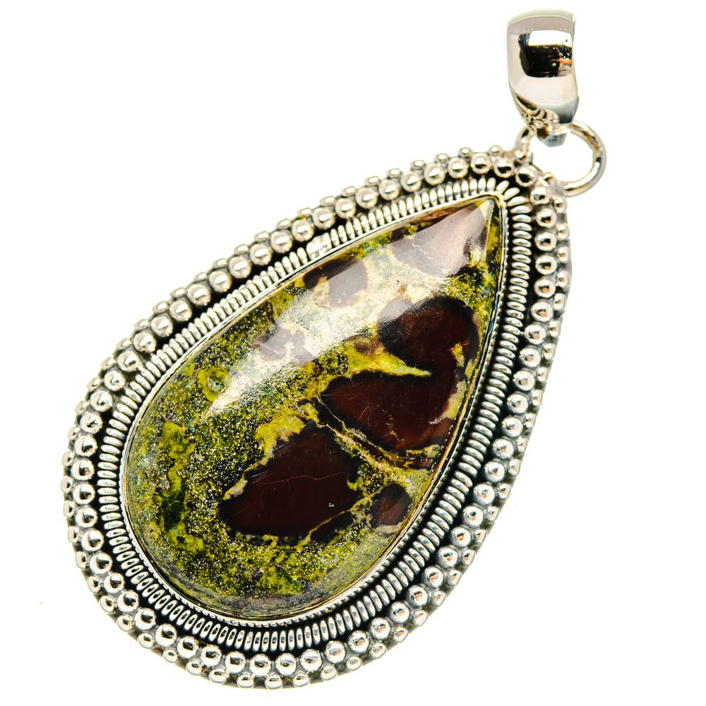 Dragon's Blood Stone Pendants handcrafted by Anasilvercos - PD29449 - Photo 2