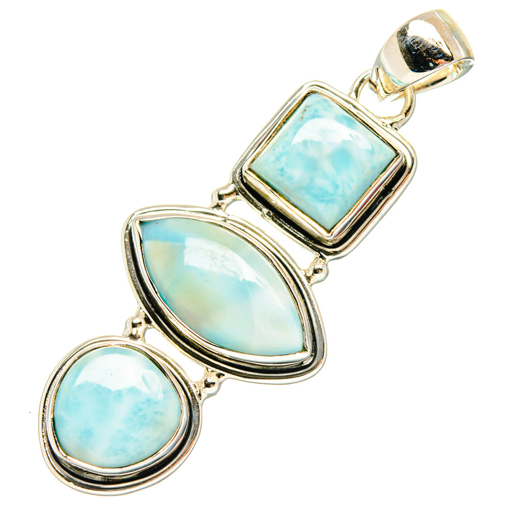 Larimar Pendants handcrafted by Anasilvercos - PD29451 - Photo 2