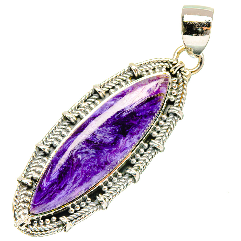 Charoite Pendants handcrafted by Anasilvercos - PD29459 - Photo 2