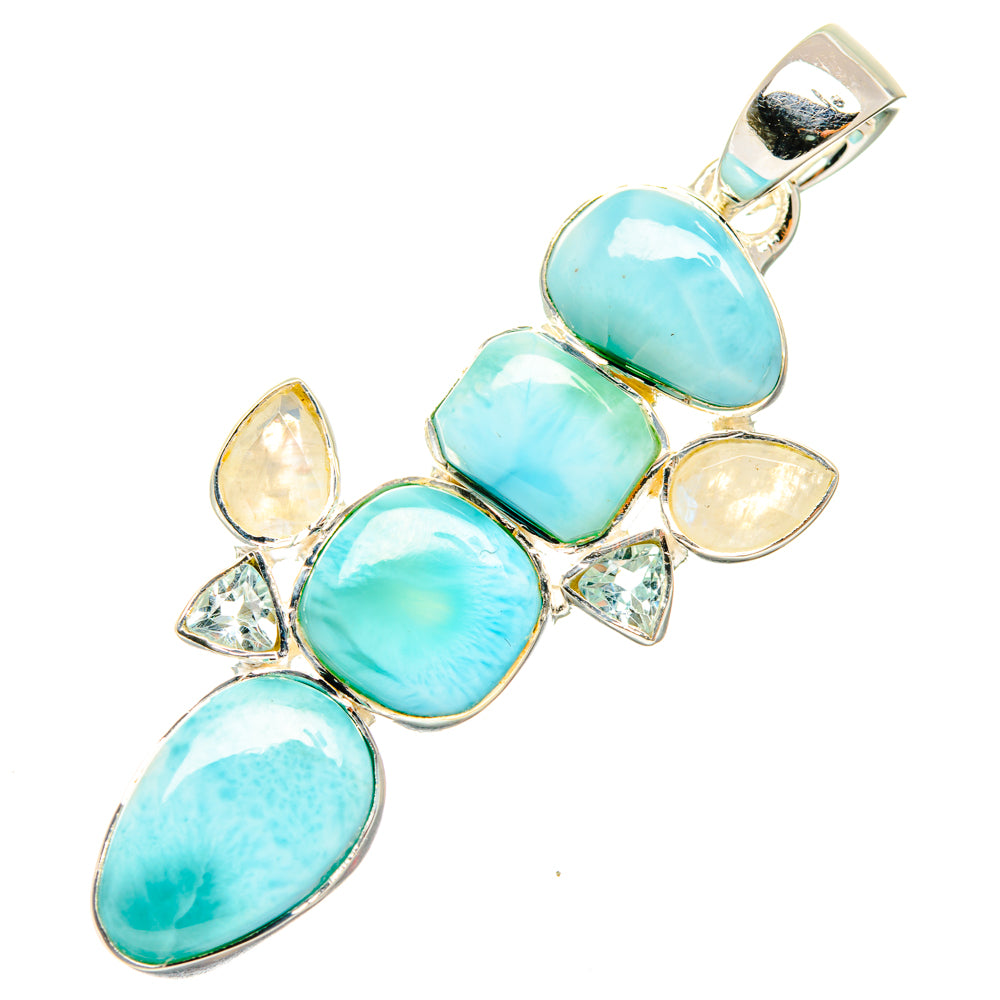 Larimar Pendants handcrafted by Anasilvercos - PD29467 - Photo 2