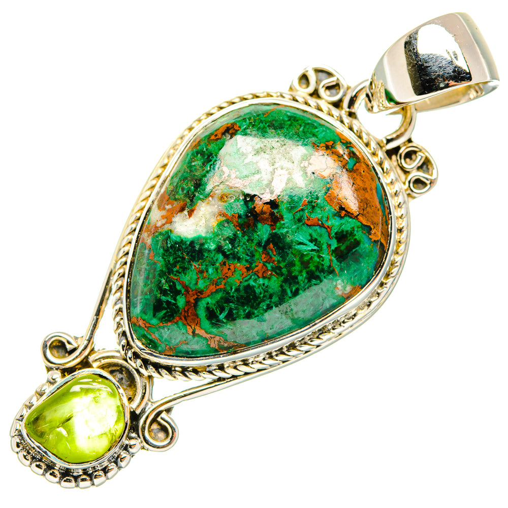 Chrysocolla Pendants handcrafted by Anasilvercos - PD29496 - Photo 2